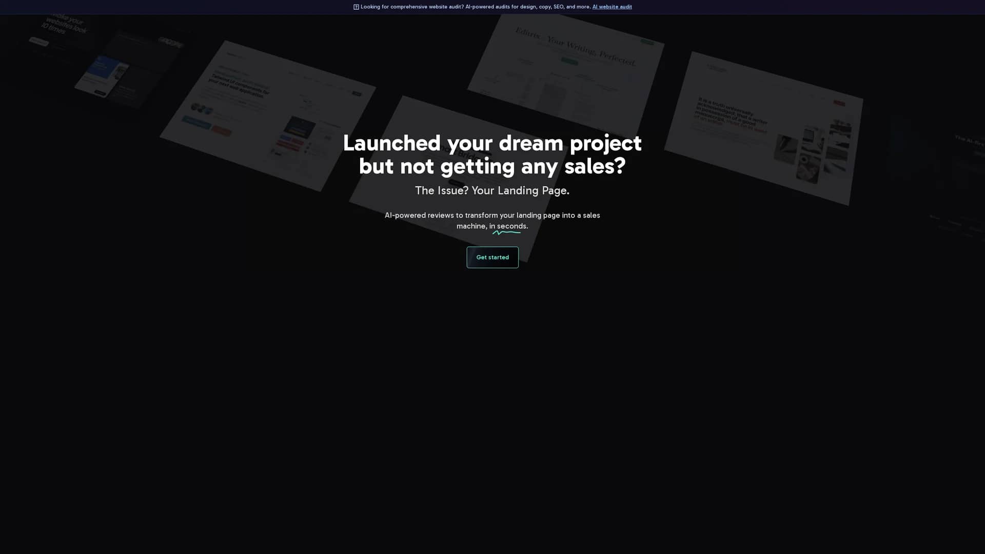landing-report homepage