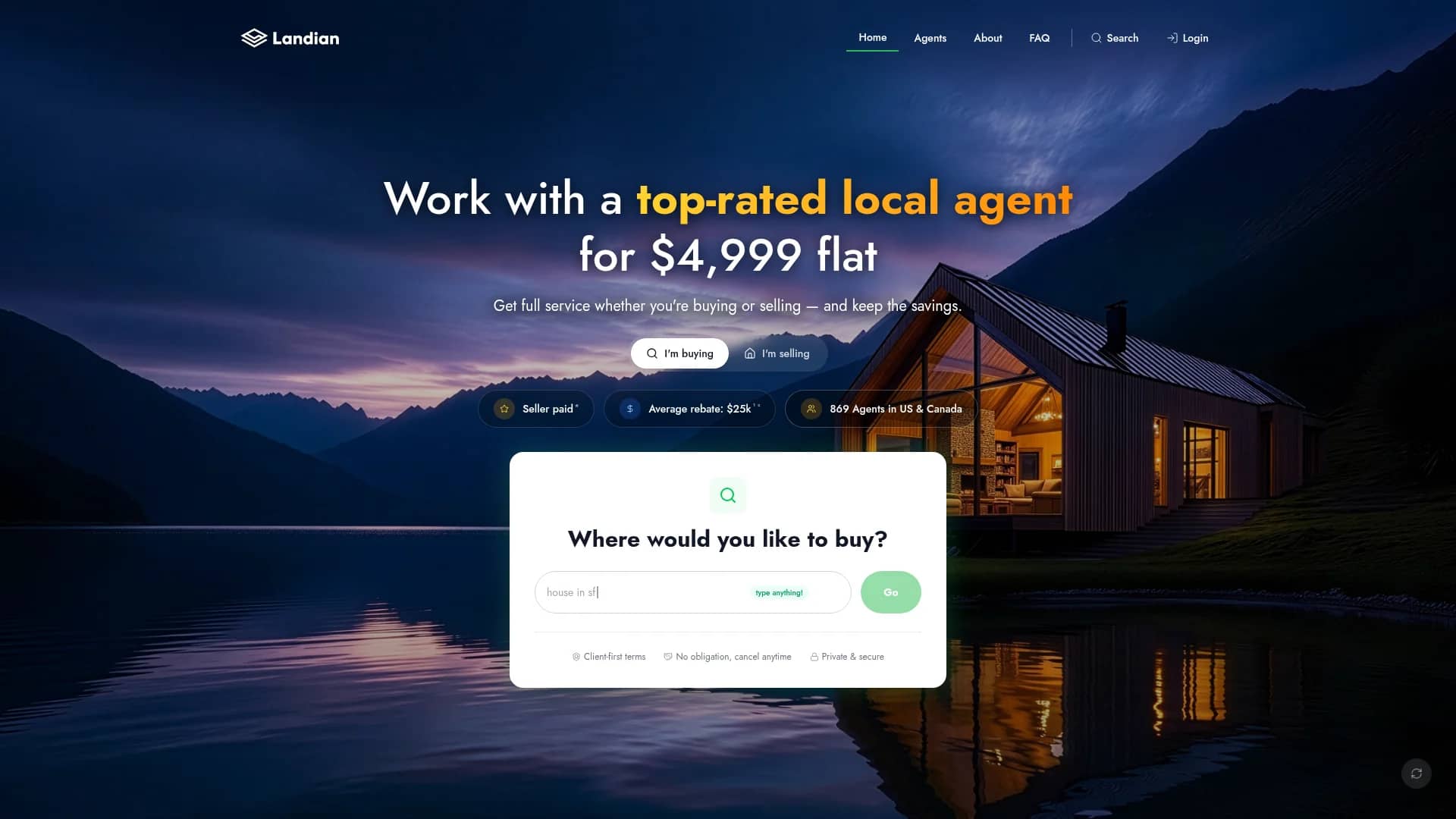 landy homepage