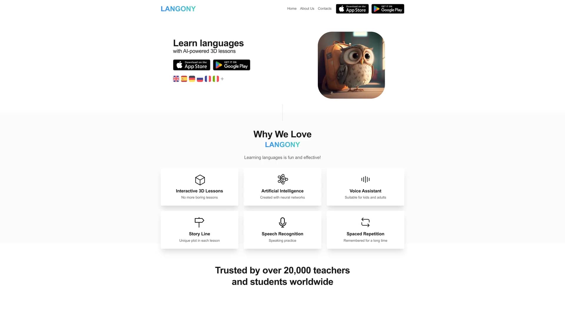 langony homepage