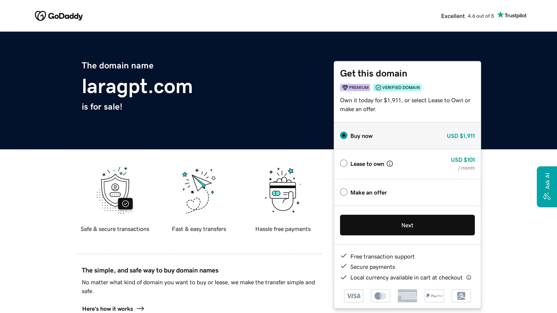 laragpt homepage