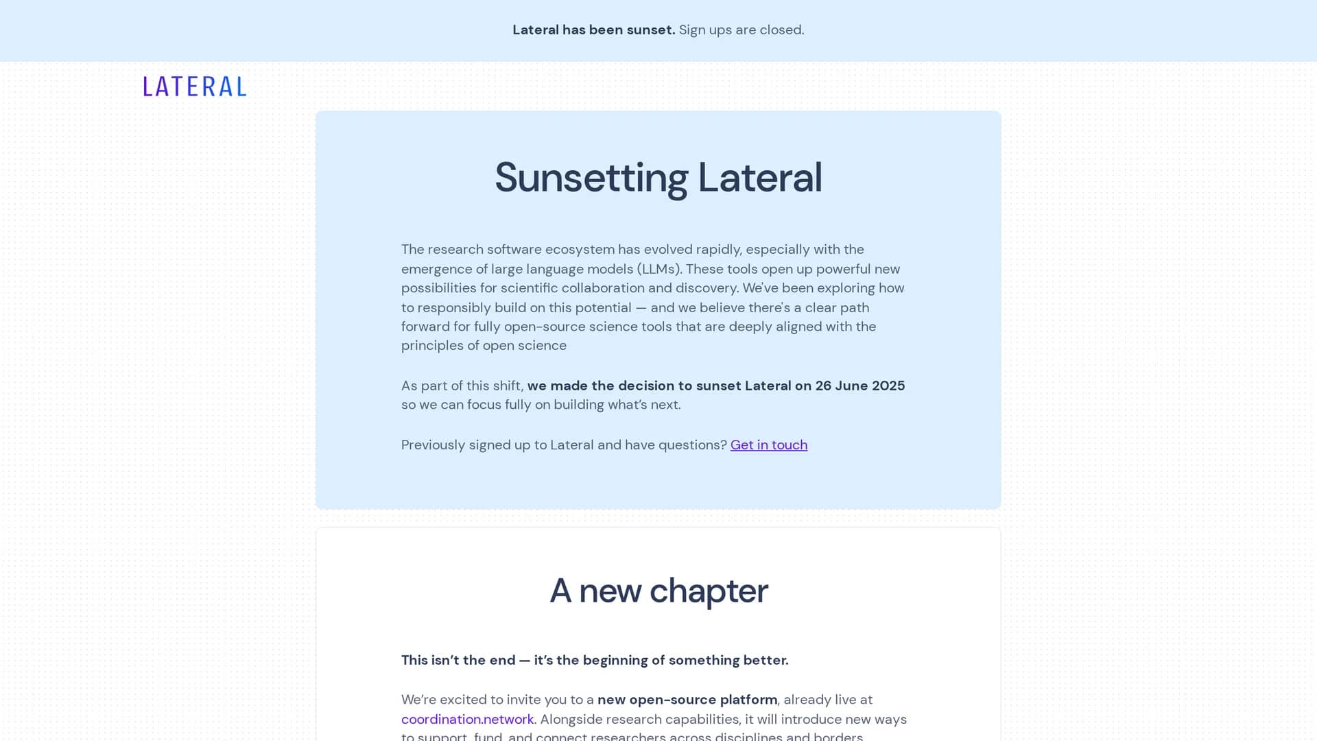 lateral-io homepage