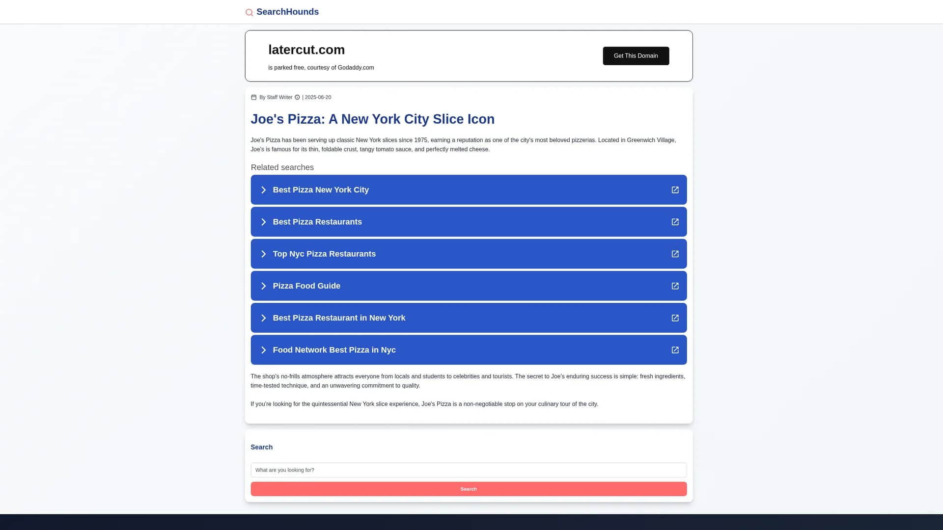 latercut homepage