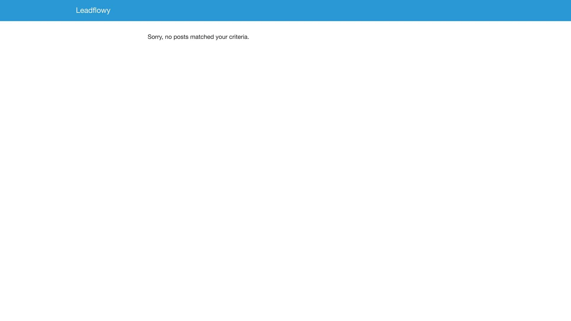 leadflowy homepage