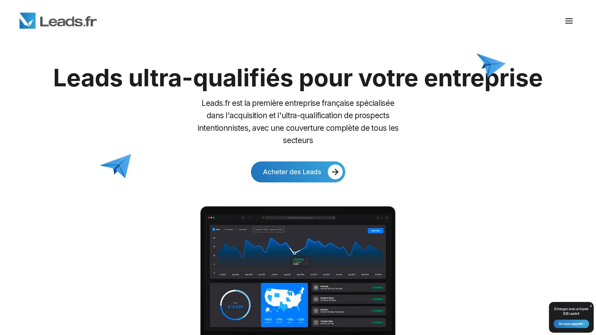 leads-fr homepage