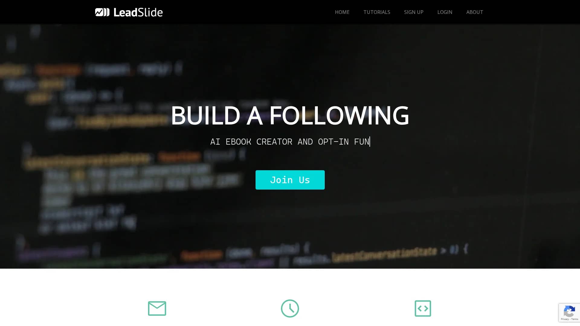leadslide homepage