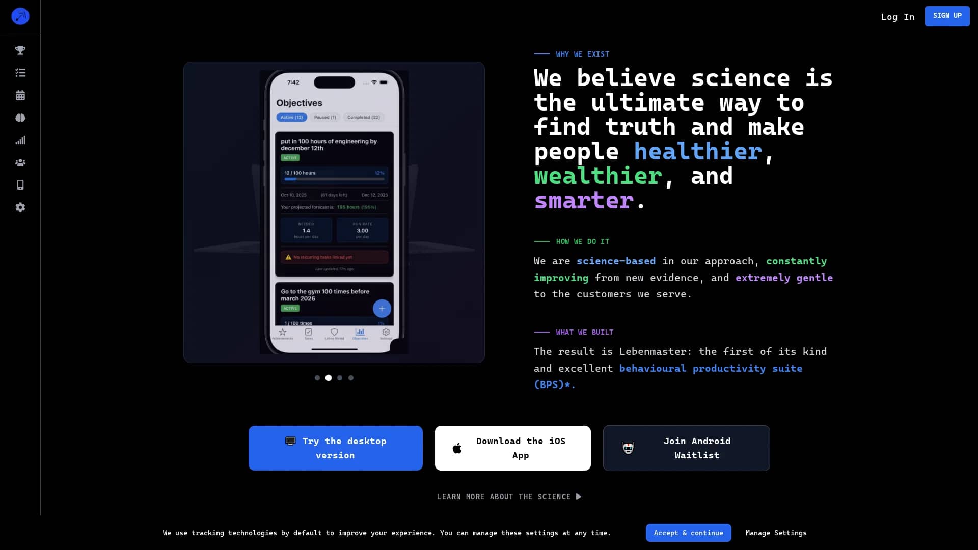 lebenmaster homepage