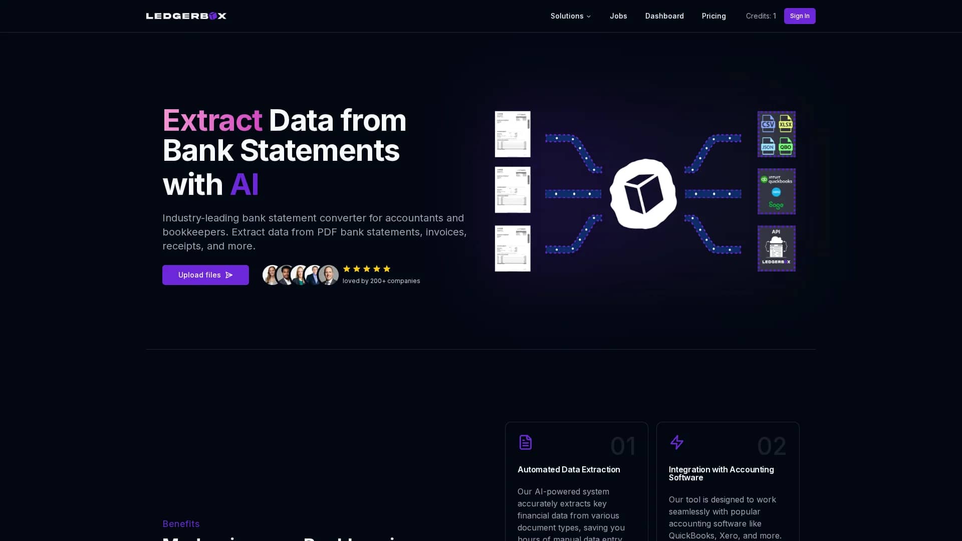 ledgerbox homepage
