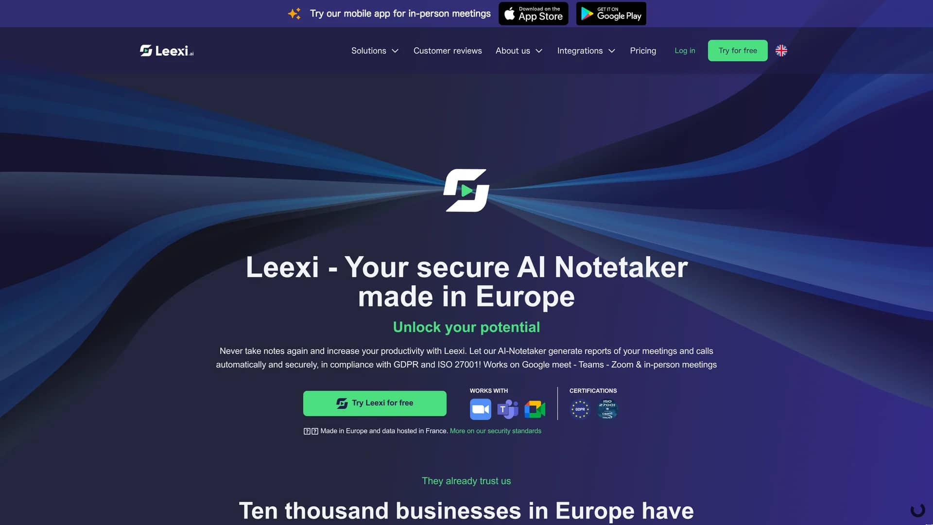 leexi homepage