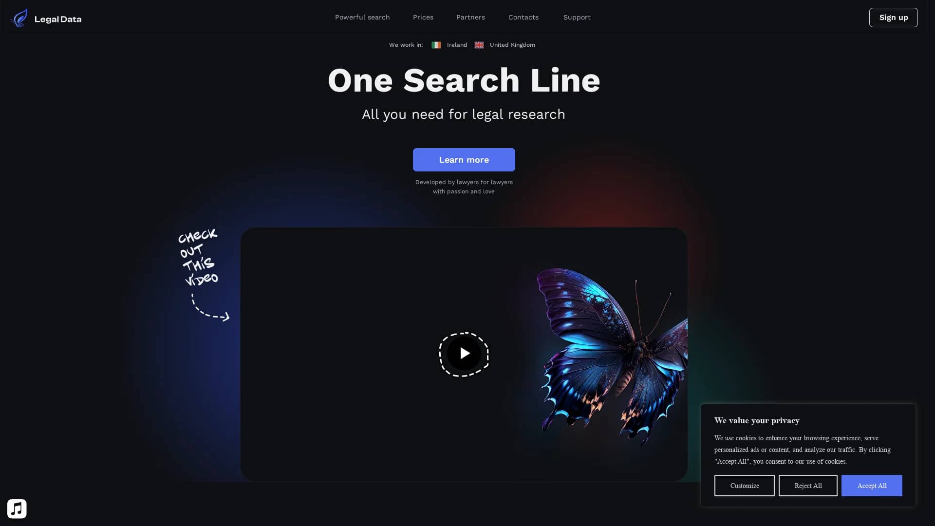 legal-data homepage
