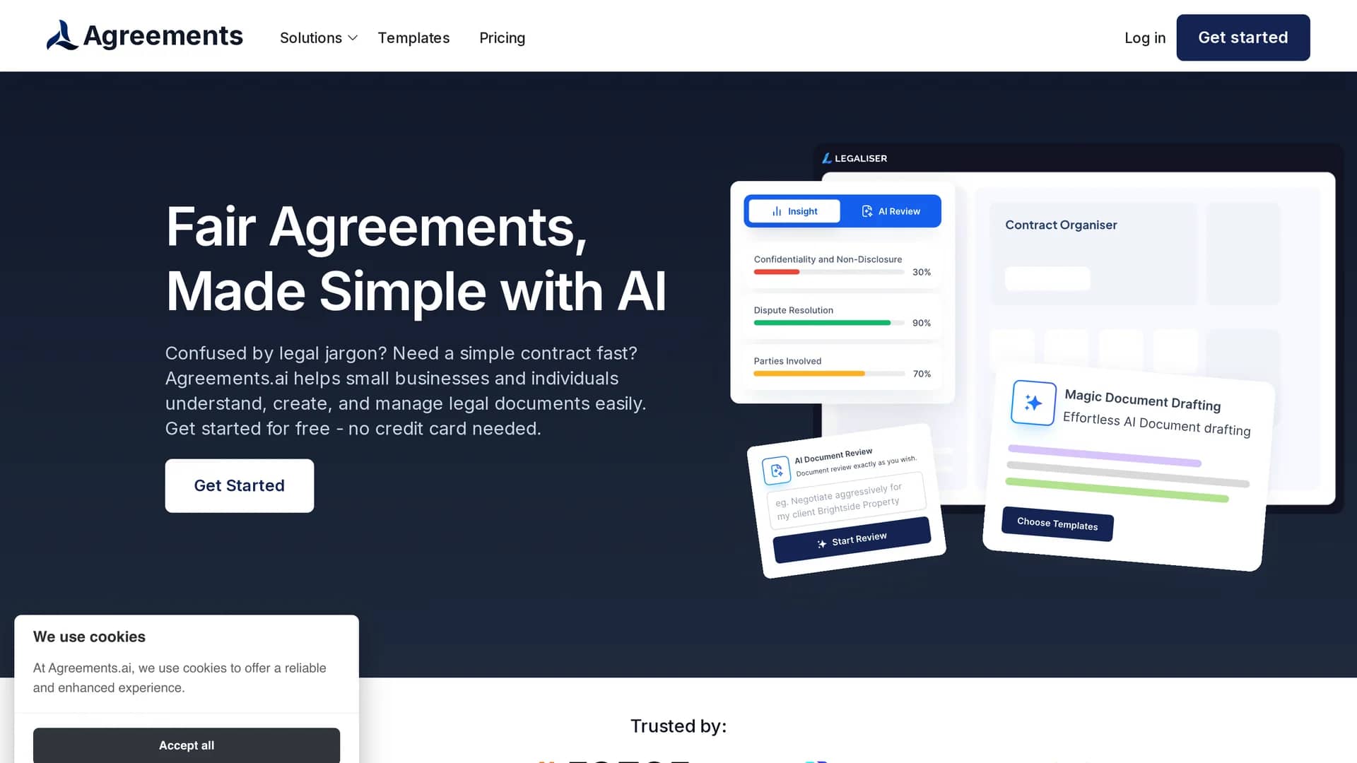 legaliser homepage