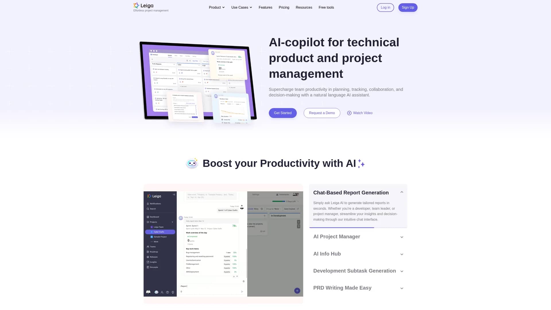 leiga homepage