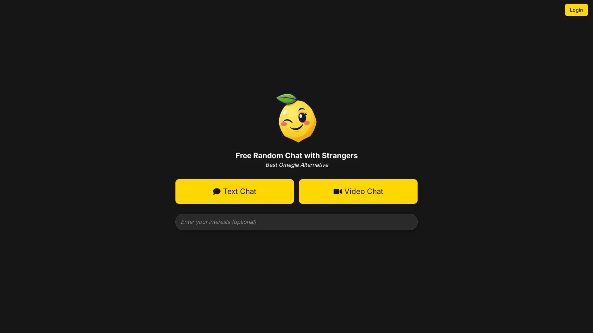 lemonchat-app homepage