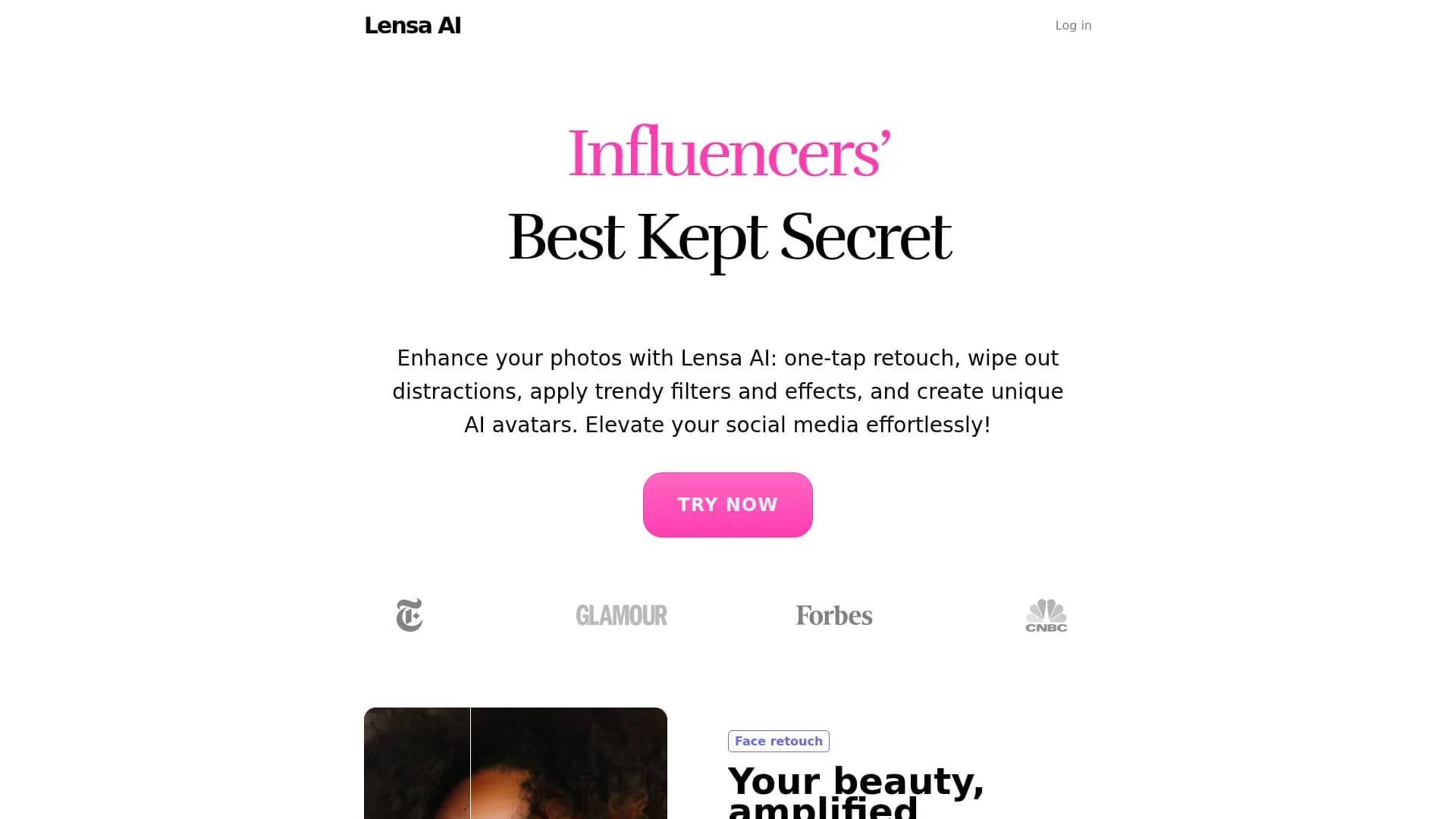 lensa-app homepage