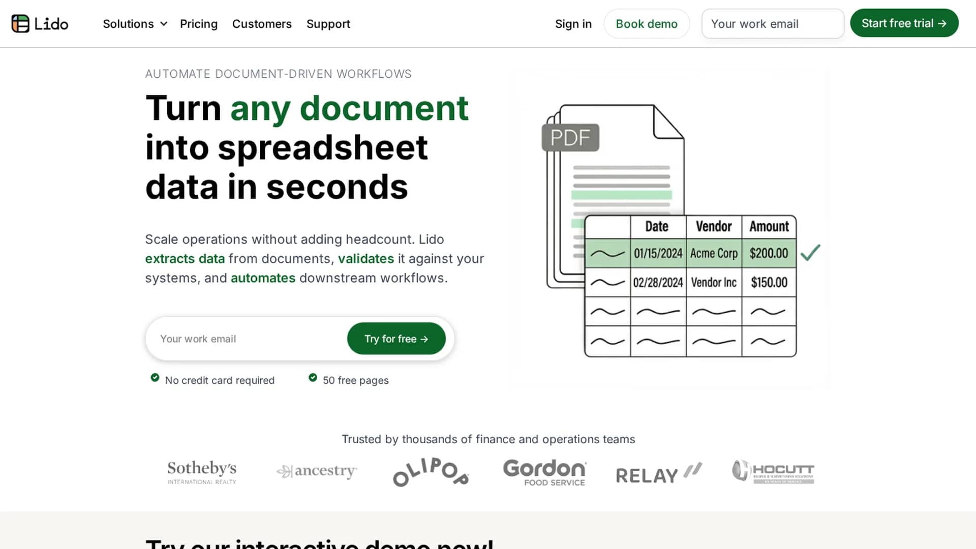 lido-pdf-to-excel homepage