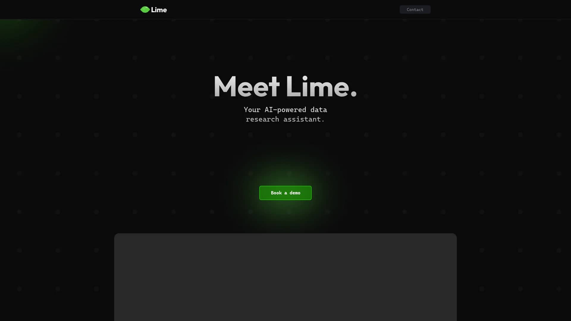 lime-ai homepage
