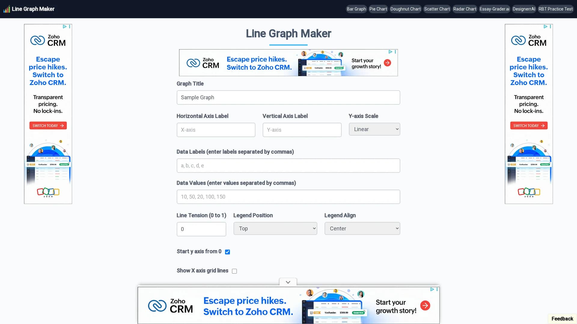 line-graph-maker homepage