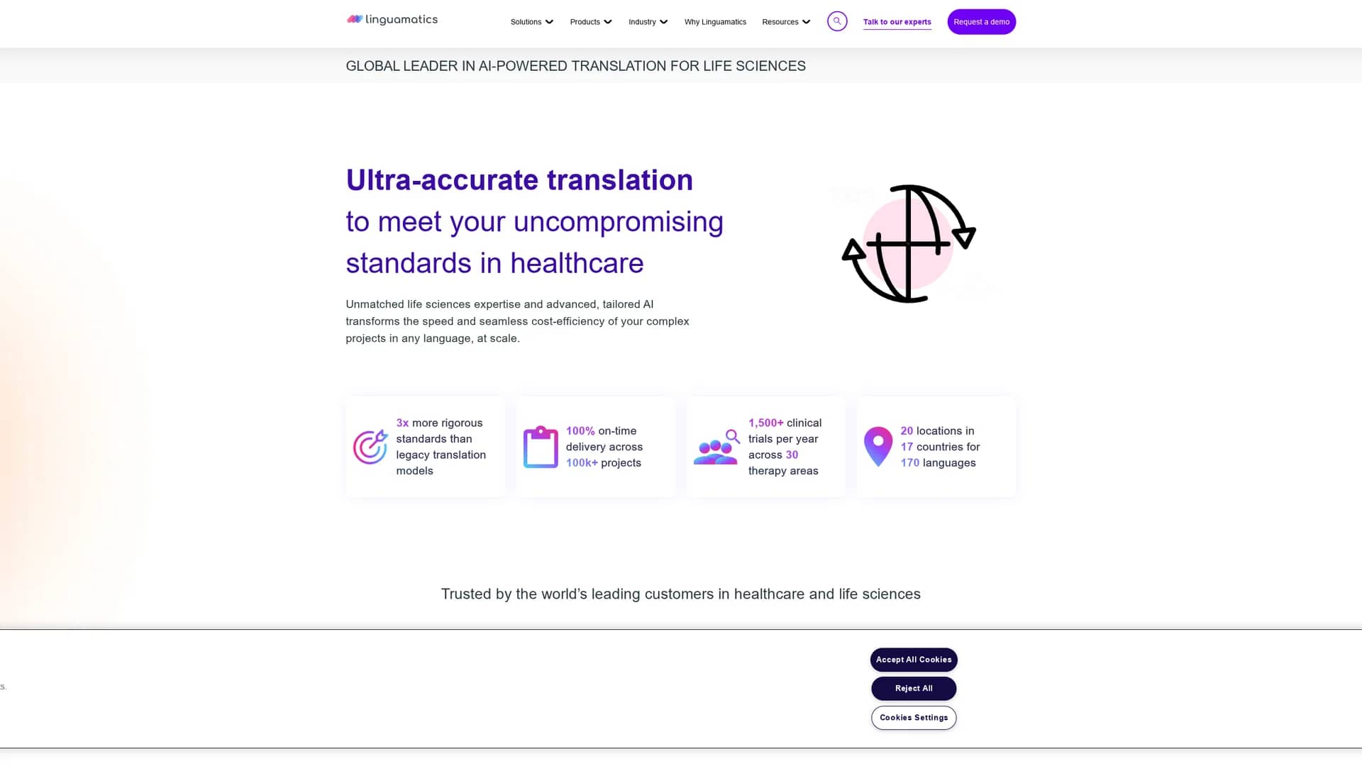 linguamatics-com homepage