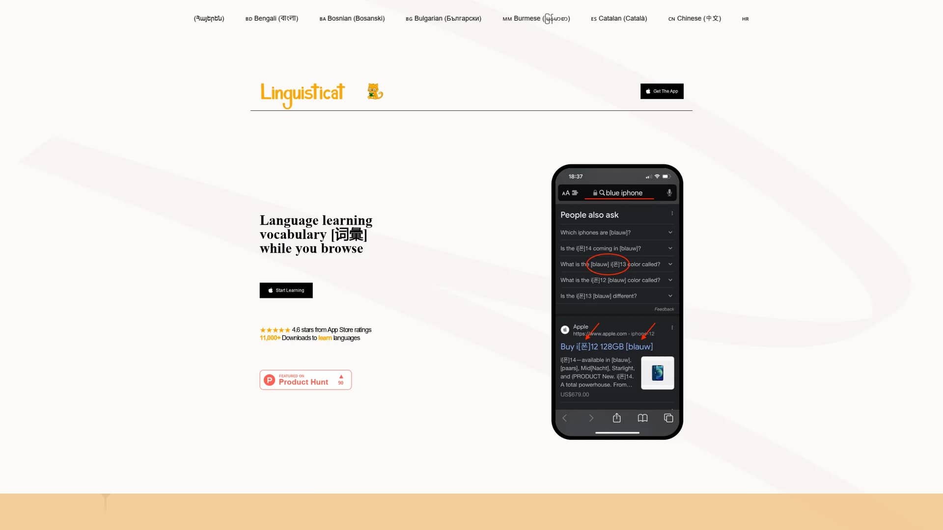linguisticat homepage