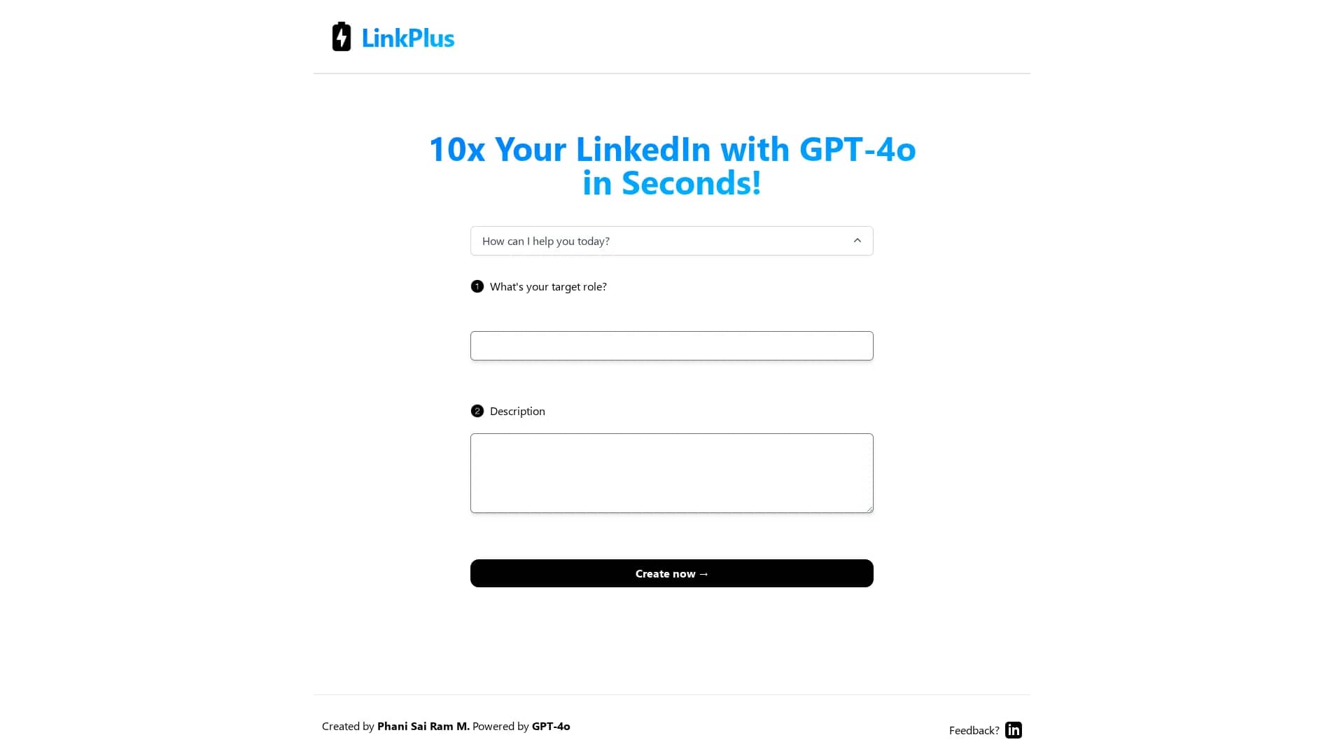 linkplus homepage