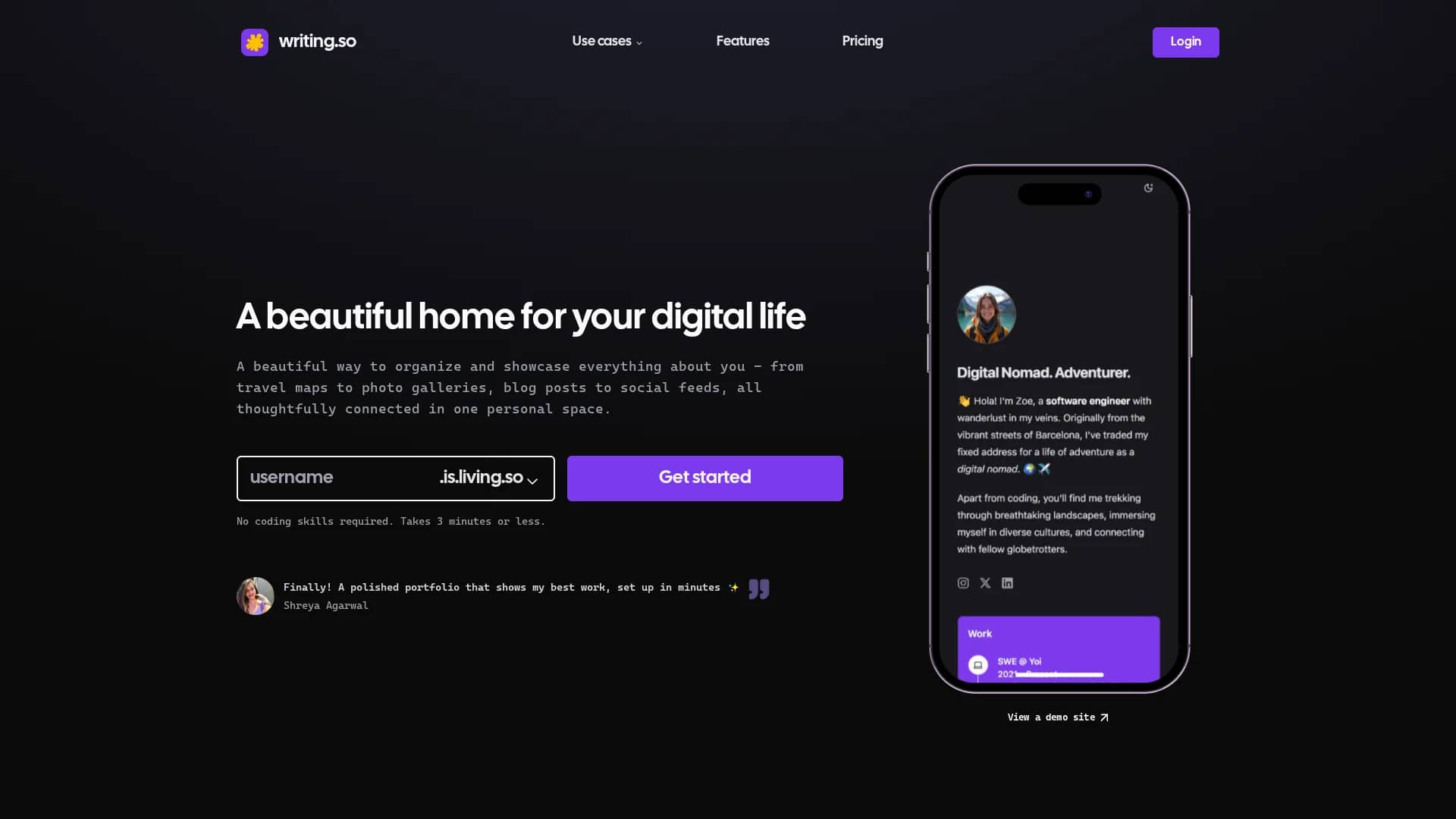 living-so homepage
