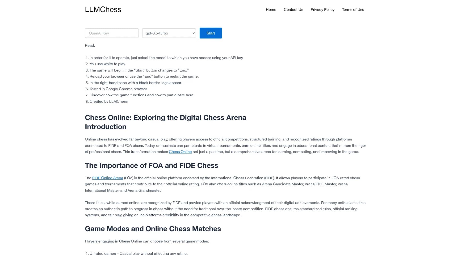 llmchess homepage