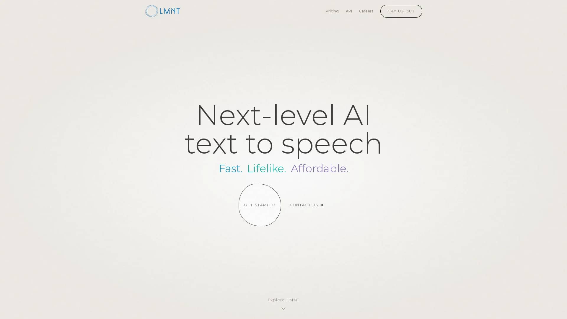 lmnt homepage