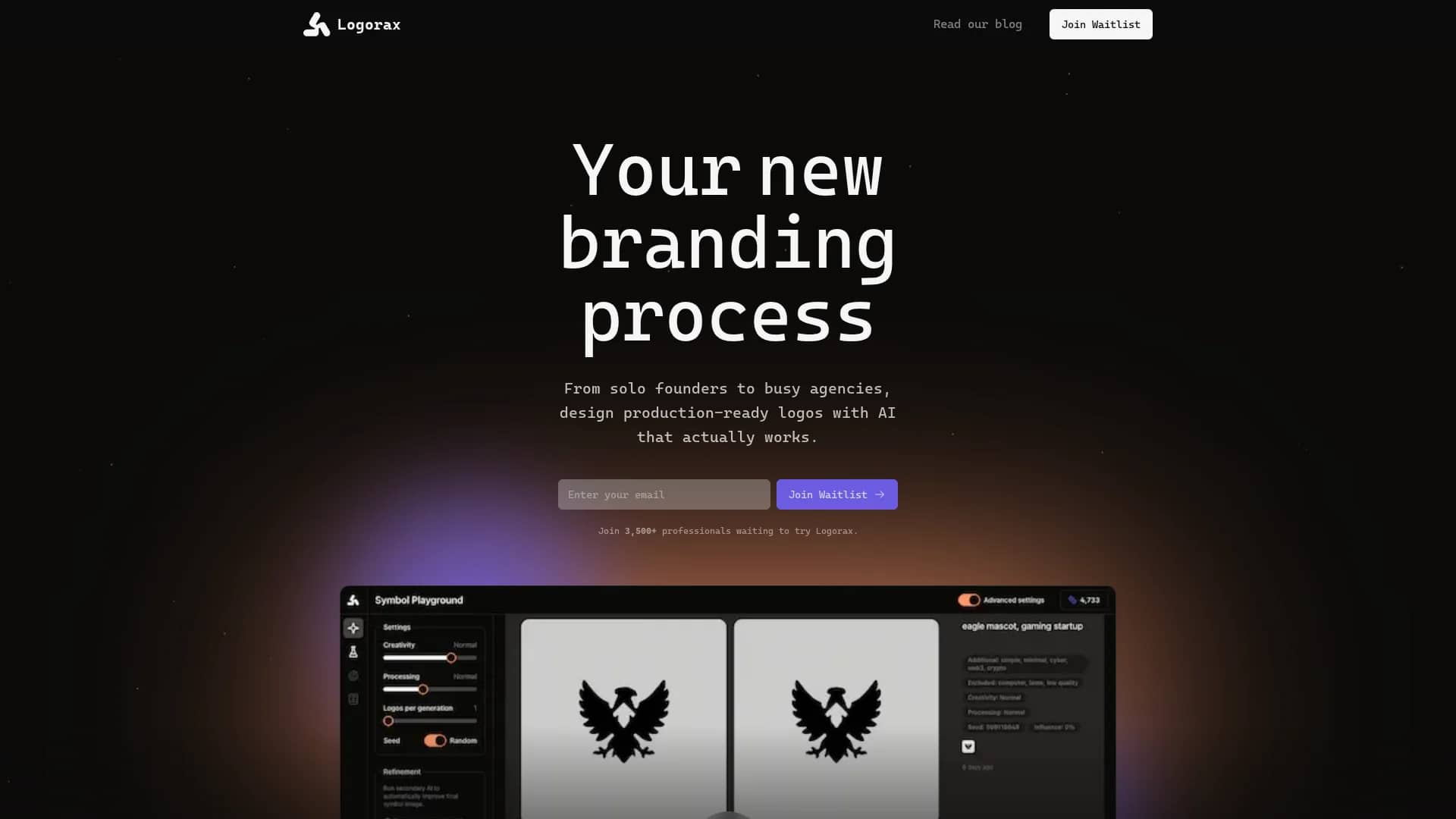 logorax homepage