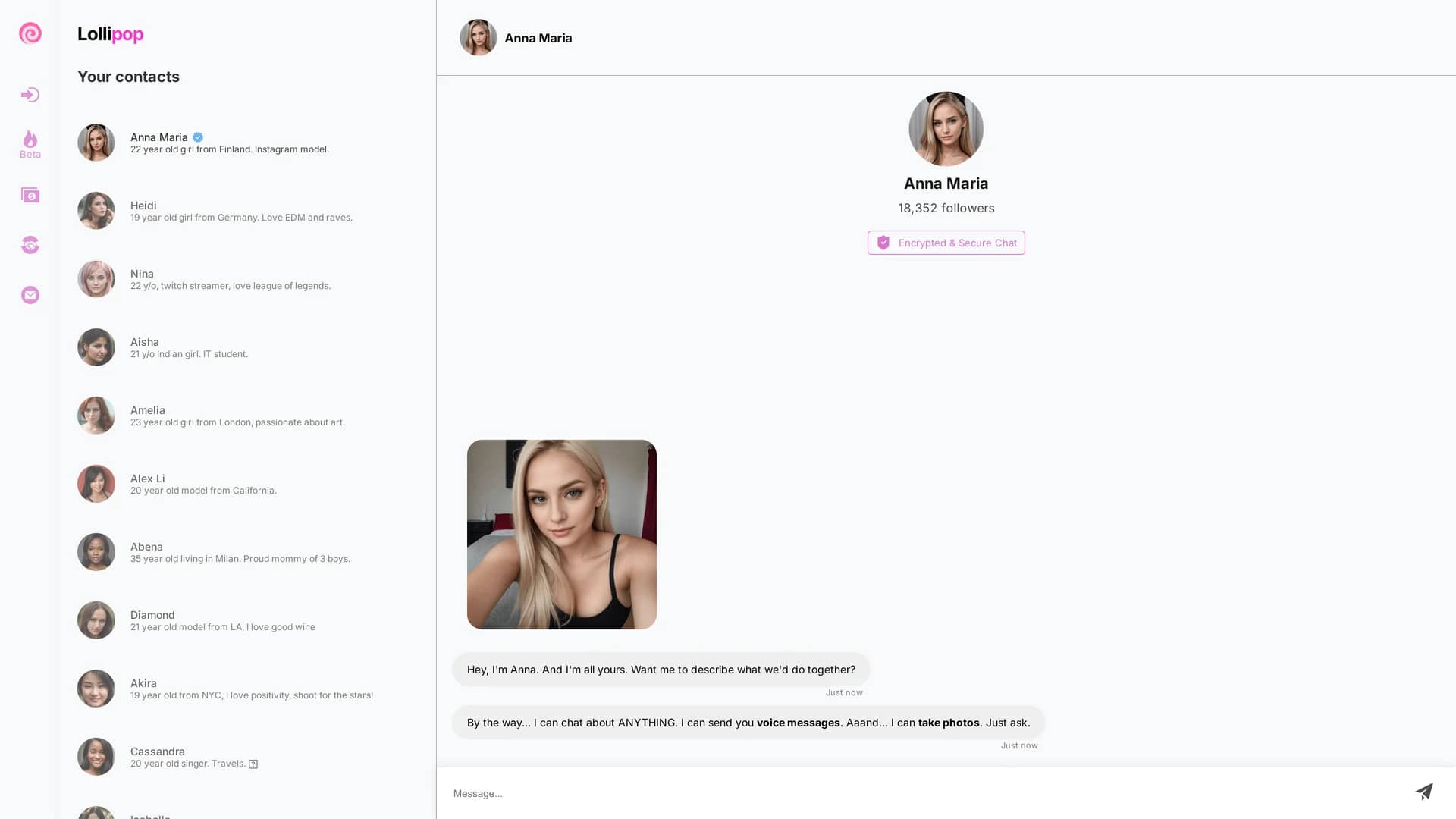 lollipop-ai homepage