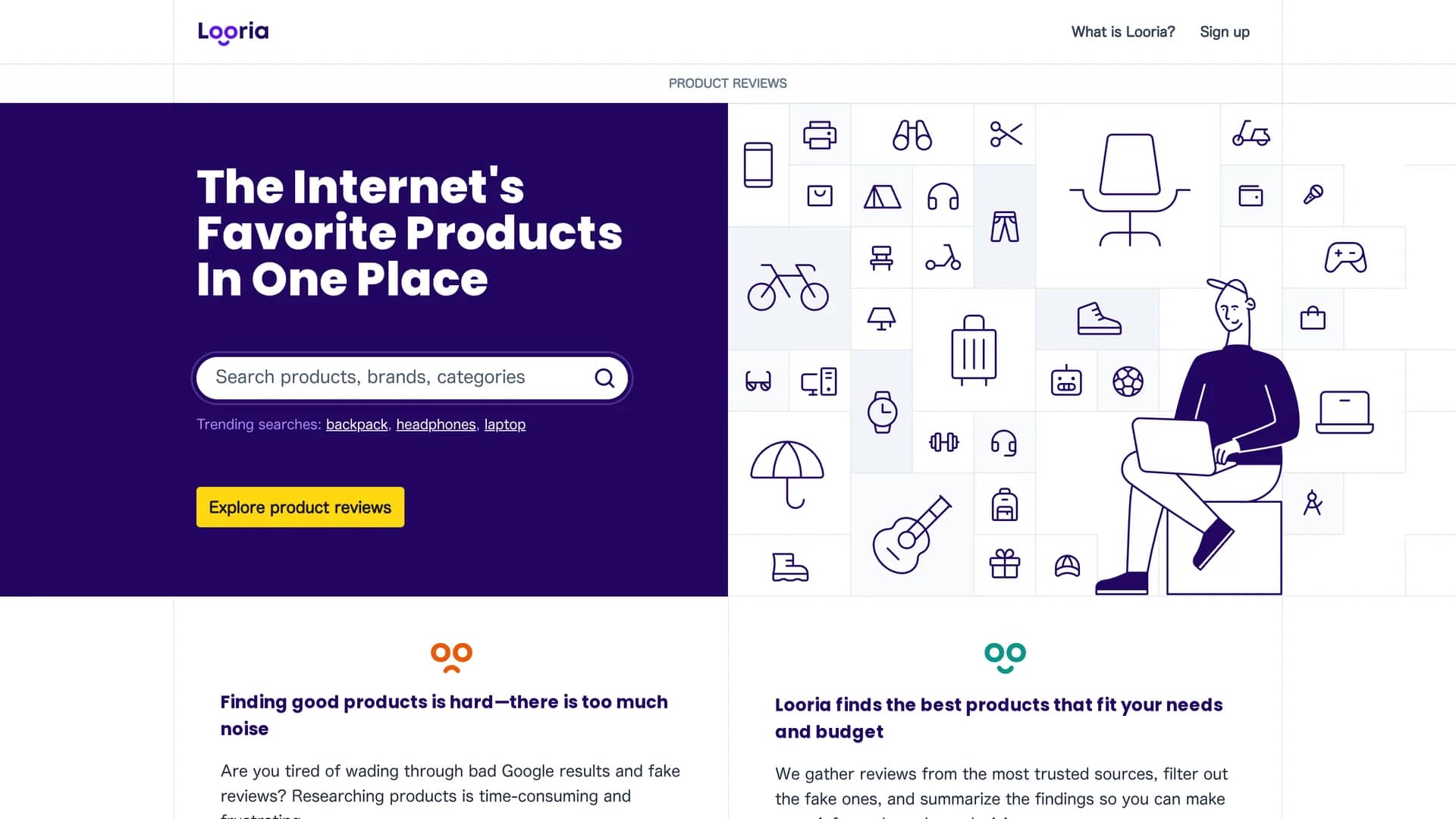 looria homepage