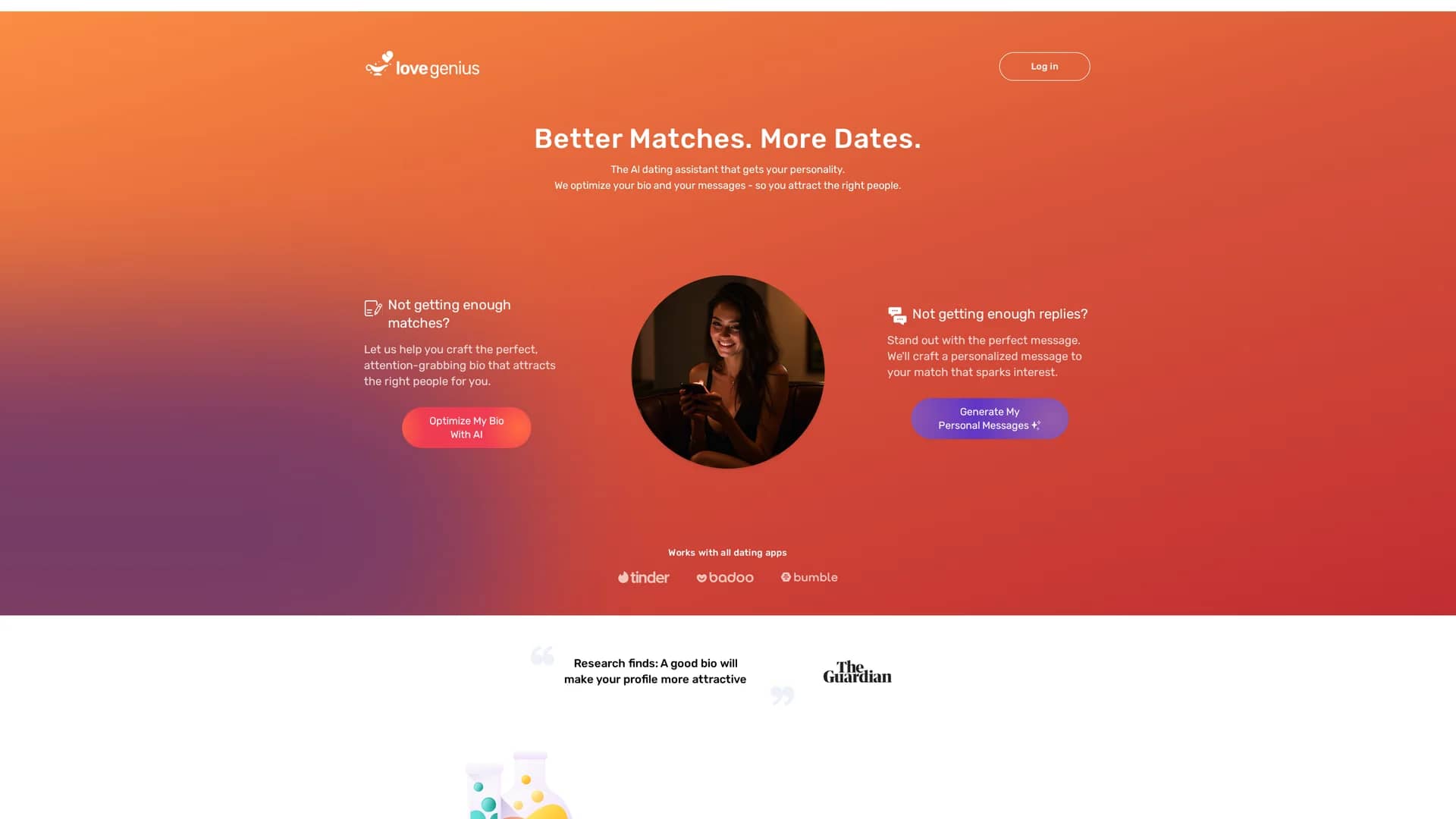 lovegenius homepage
