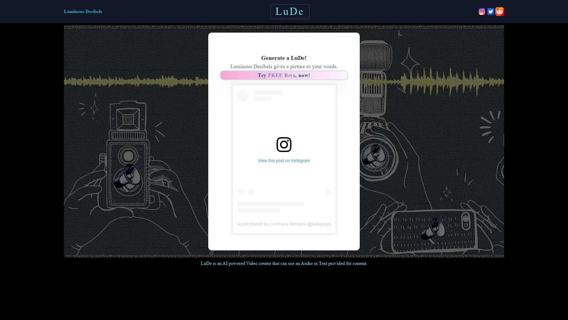 lude homepage