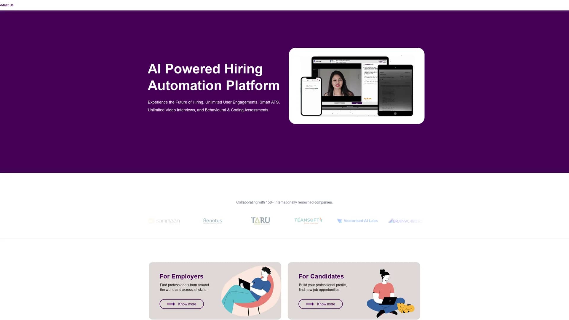 lueinhire-com homepage