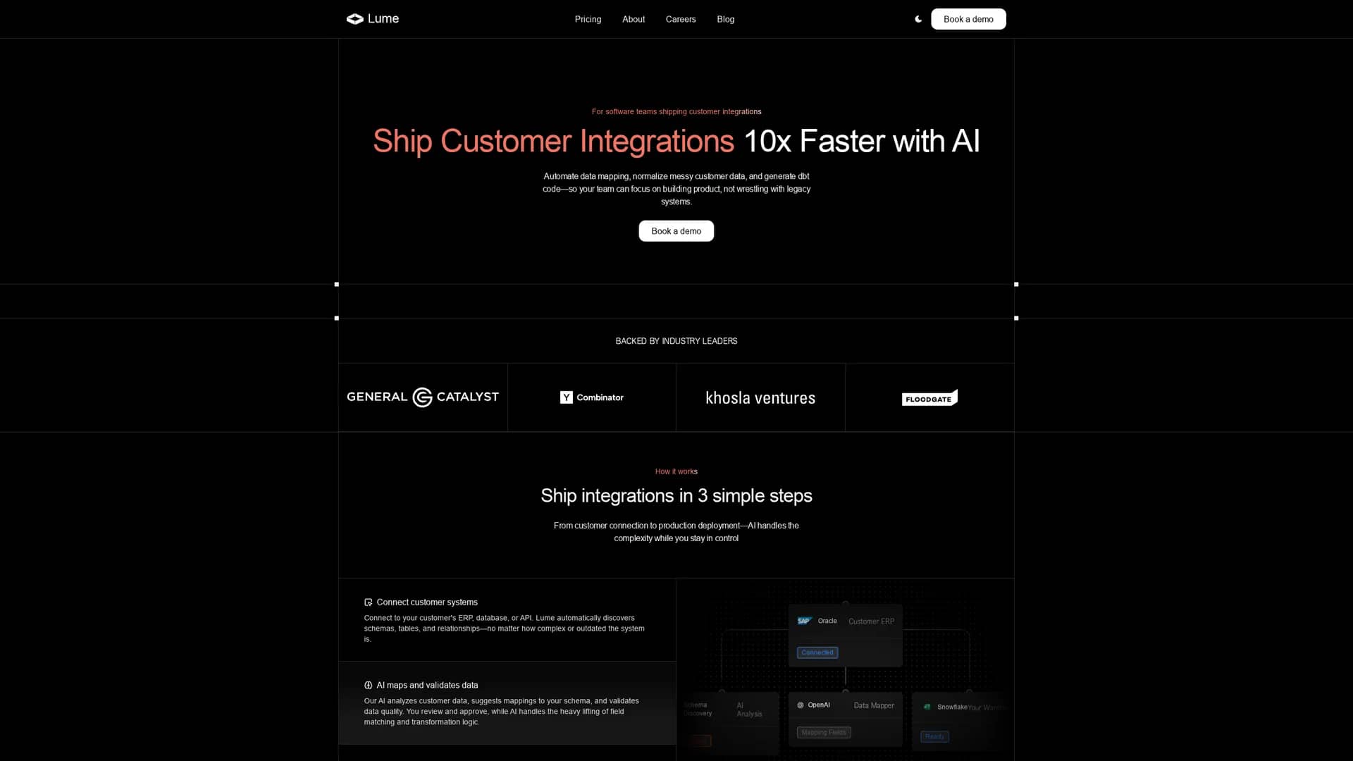 lume-ai homepage