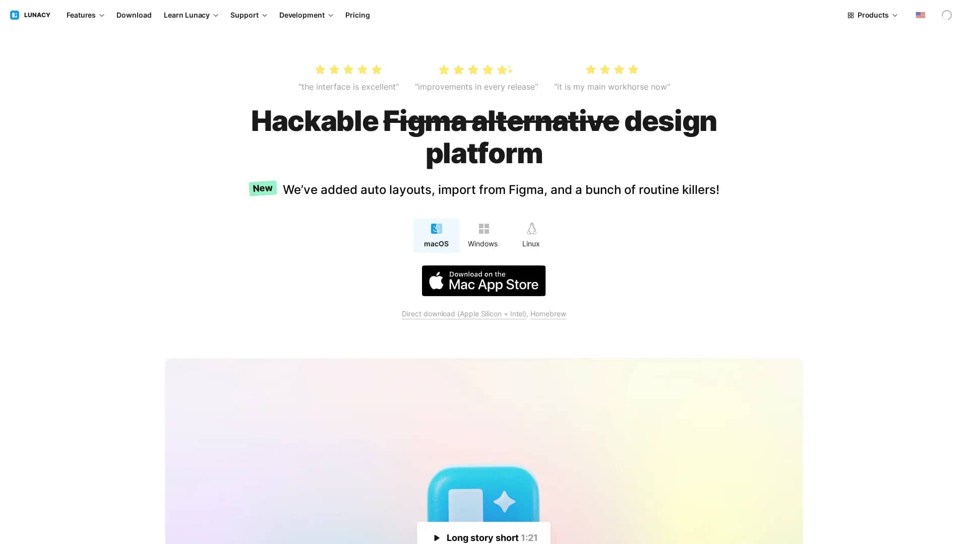lunacy homepage