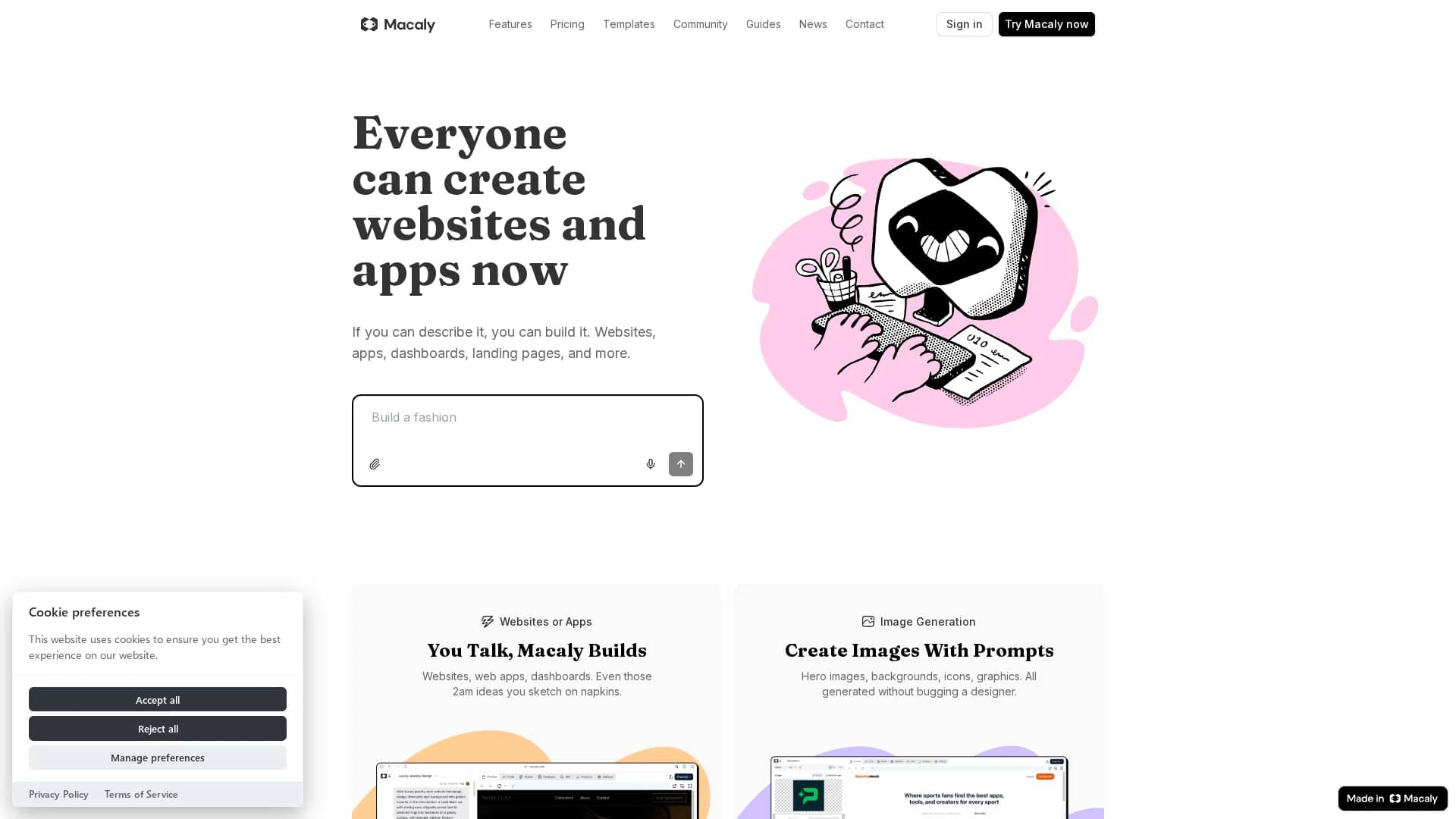 macaly homepage