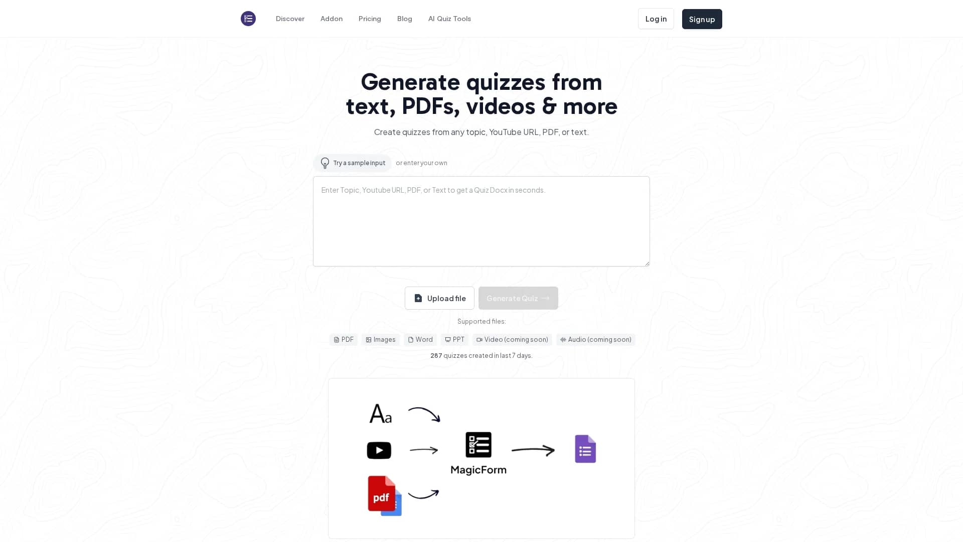 magic-form homepage