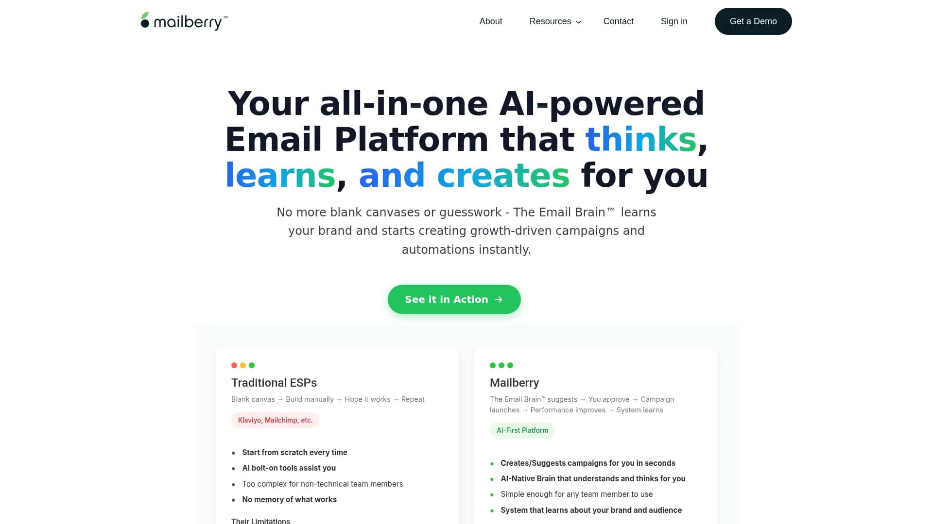 mailberry homepage