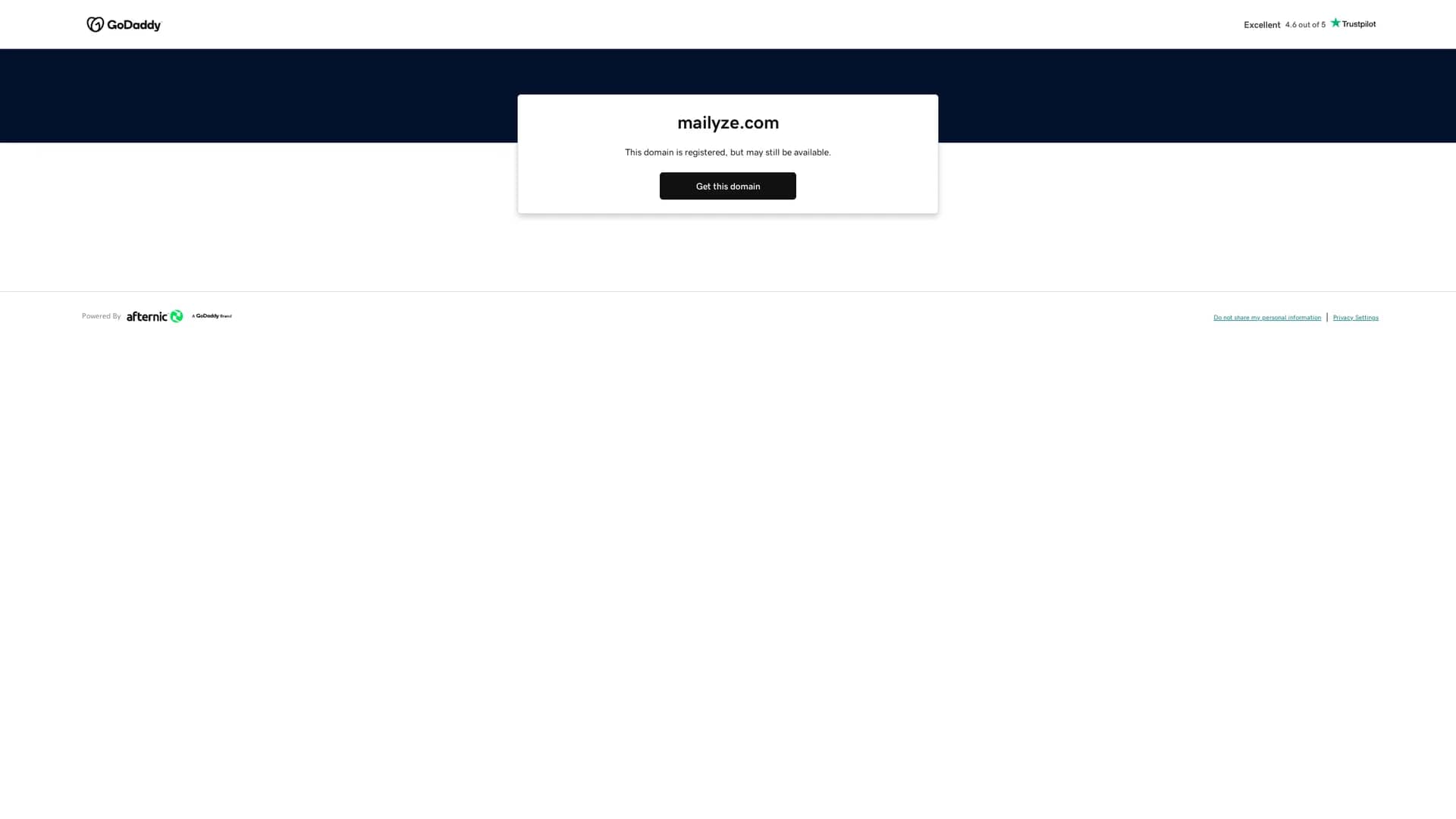 mailyze homepage