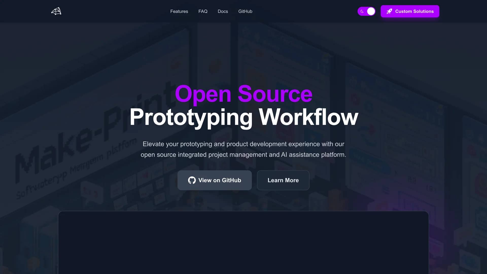 make-print-platform homepage