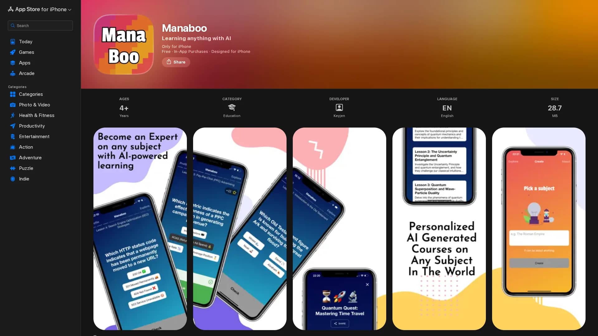 manaboo homepage