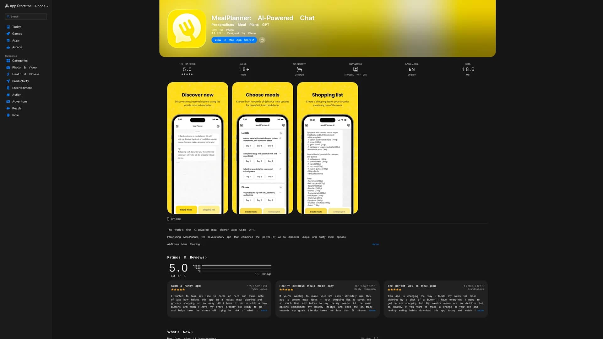 mealplanner homepage