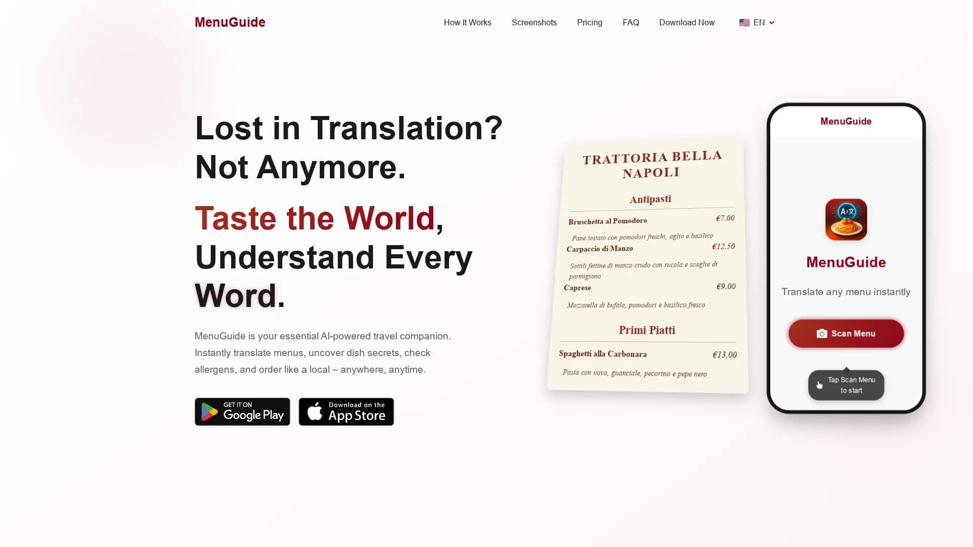 menuguide homepage