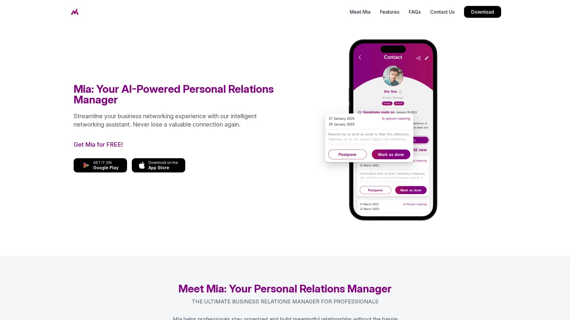 mia-prm homepage