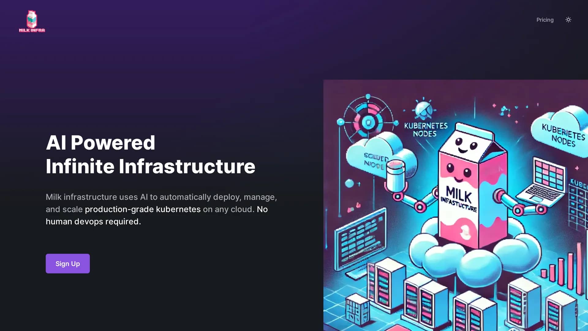 milk-infrastructure homepage