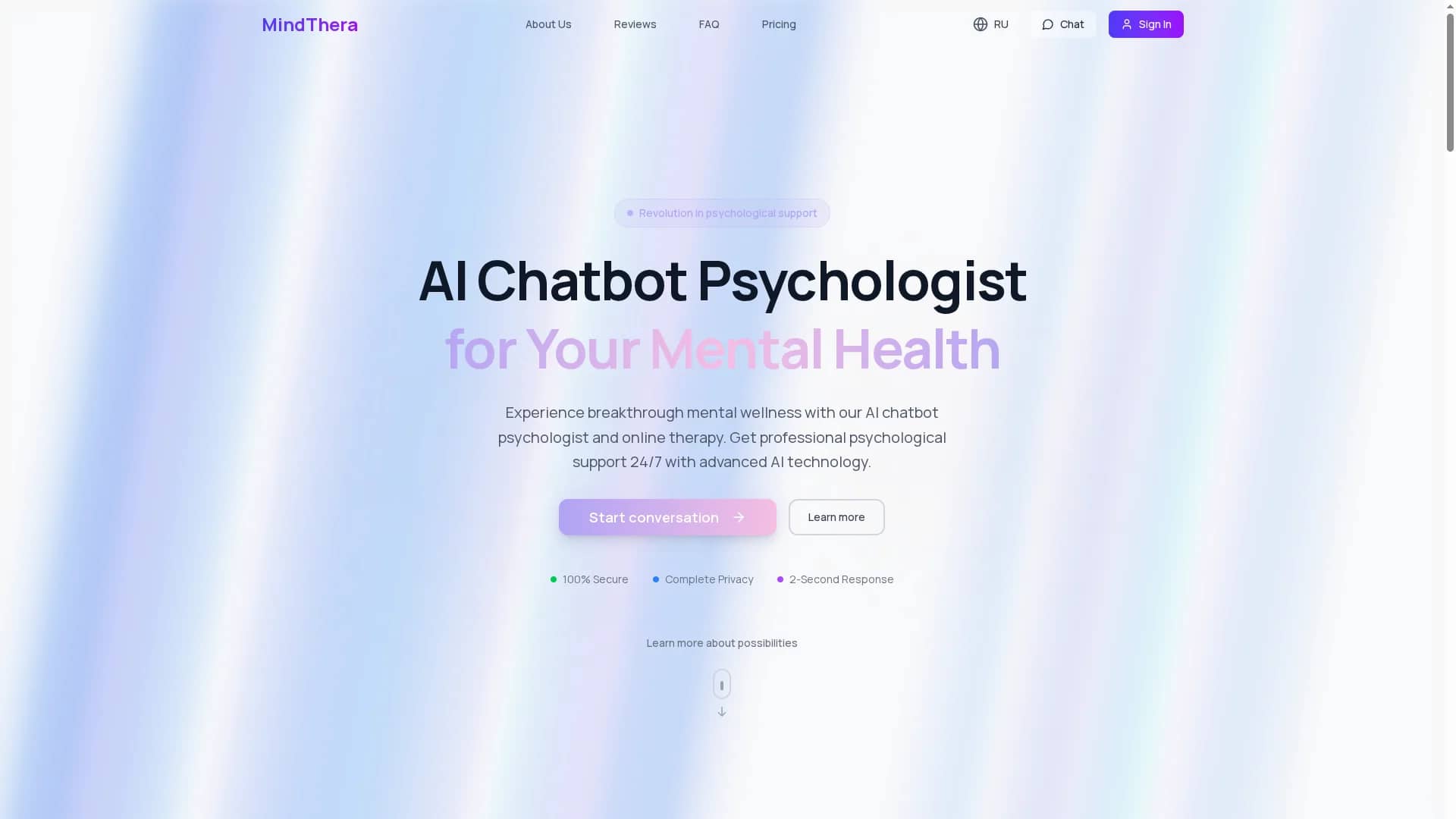 mindthera homepage