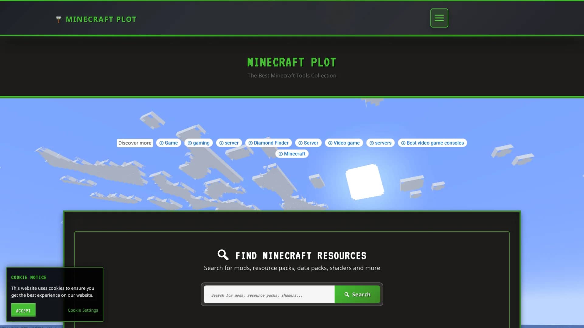 minecraft-plot homepage