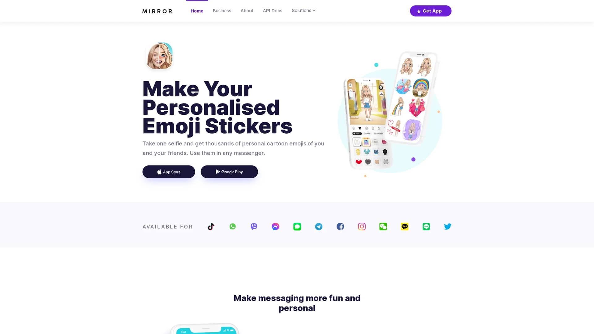 mirror-ai homepage