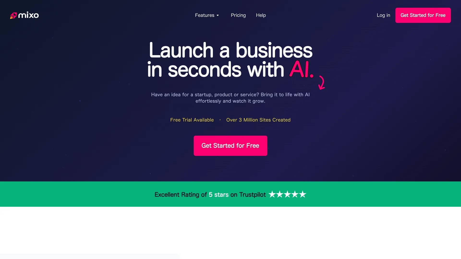 mixo-io homepage
