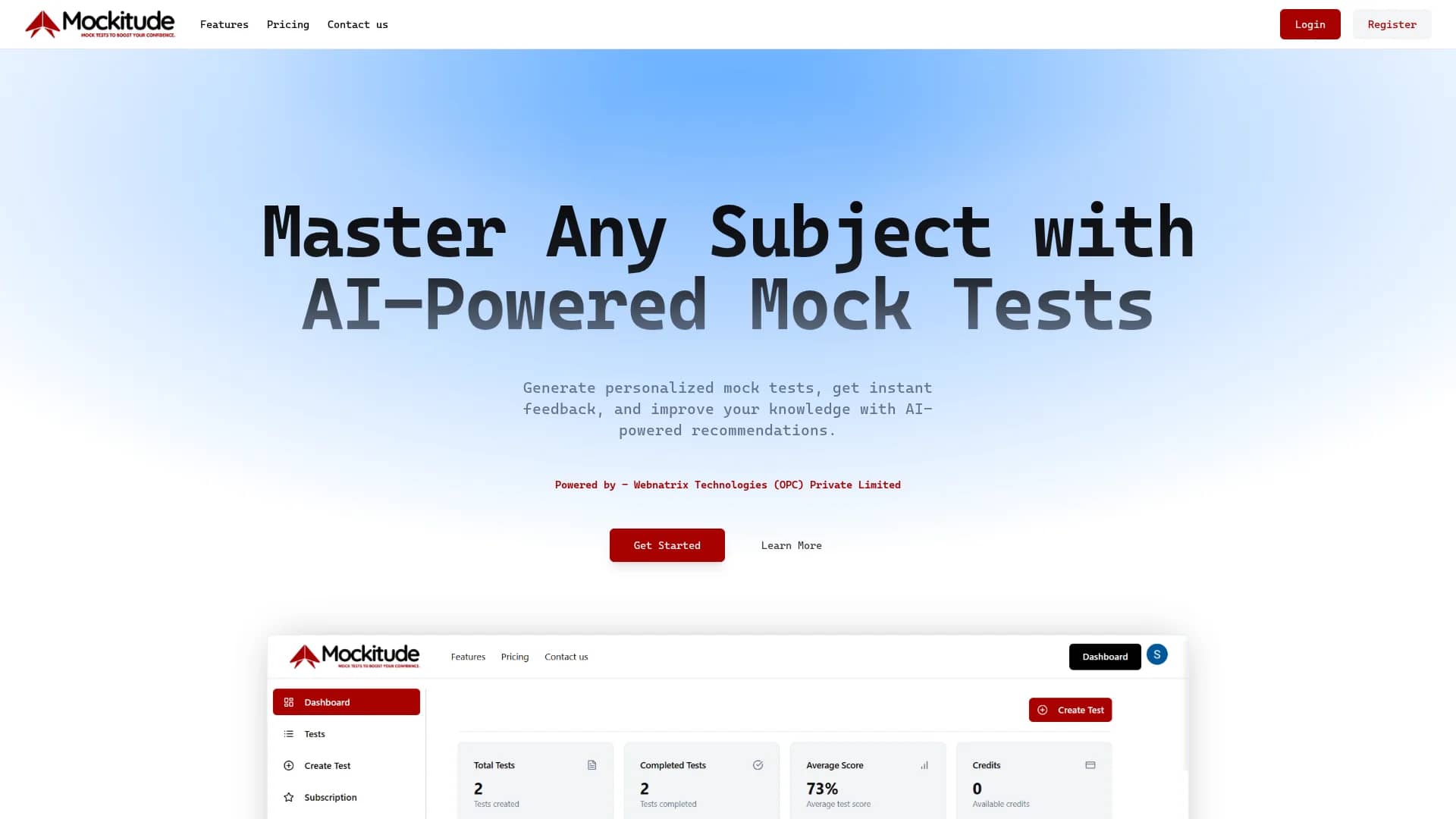 mockitude homepage