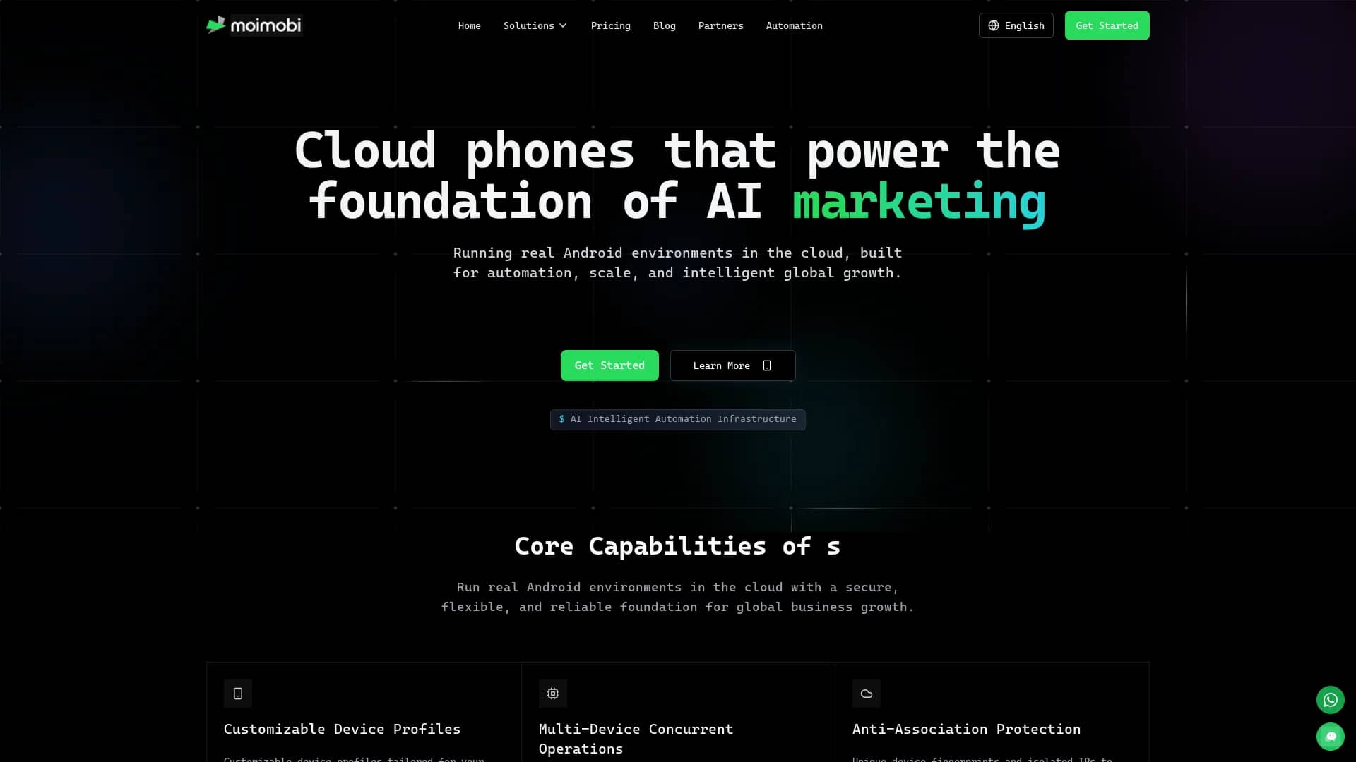 moimobi homepage